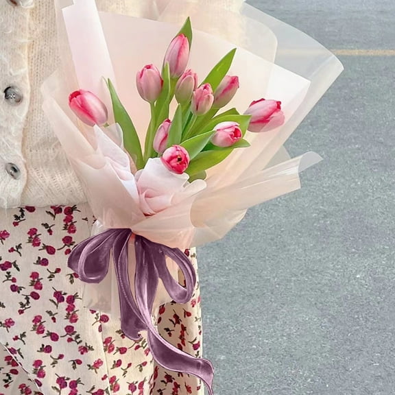 Preserved Flowers Valentine'S Decorations Christmas Flower Packaging Ribbon Fishtail Ribbon Cake Flower Packaging Special Ribbon Birthday Gift Box Packaging