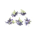 thumbnail image 2 of 11 Colors Mini Artificial Flower Picks 5Pcs | 3-Head Silk Faux Flowers for DIY Corsage, Wedding Bouquet & Floral Arrangement, Realistic Small Flower Stems for Crafts, 2 of 6