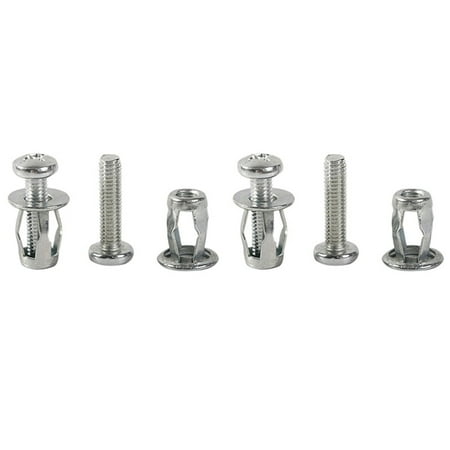 

40 Pcs M6X25 Nuts Car Metal Screw Petal Nuts with Screw for Hollow Wall Iron Skin