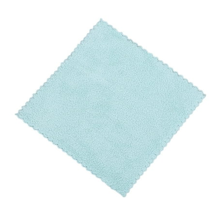 

GuLuBin Coastal Bathroom Towels Coral Velvet Square Kitchen Dishwashing Cloth Soft Absorbent Small Handkerchief Plain Towel Baby and Child Hand Towel 25x25cm Hotel Style Towels