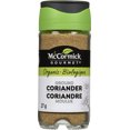 thumbnail image 1 of McCormick Gourmet, New Bottle, Premium Quality Natural Herbs & Spices, Organic Ground Coriander, 1 of 4