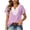 Purple, variant on Stamzod Womens Tops Summer Outfits V-Neck Short Sleeve Lace Boho Blouses Dressy Casual Work Shirts White B XXL