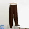 thumbnail image 2 of Posijego Women's Plus Size Pajama Pants High Waisted Lounge Pants Ladies Elastic Waist Wide Leg Sleep Pants, 2 of 3