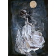 thumbnail image 2 of Wiley, Marta 24x32 Black Ornate Wood Framed with Double Matting Museum Art Print Titled - Night, 2 of 4