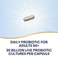 thumbnail image 4 of Nature's Way Fortify Adults 50+ Daily Probiotic Capsules, 30 Billion Live Cultures, Unisex, 30 Count, 4 of 8
