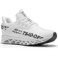 thumbnail image 6 of Sneakers for Men Slip on Fashion Sport Running Tennis Athletic Walking Shoes Gym Runner Trail Shoes White Size 11, 6 of 13