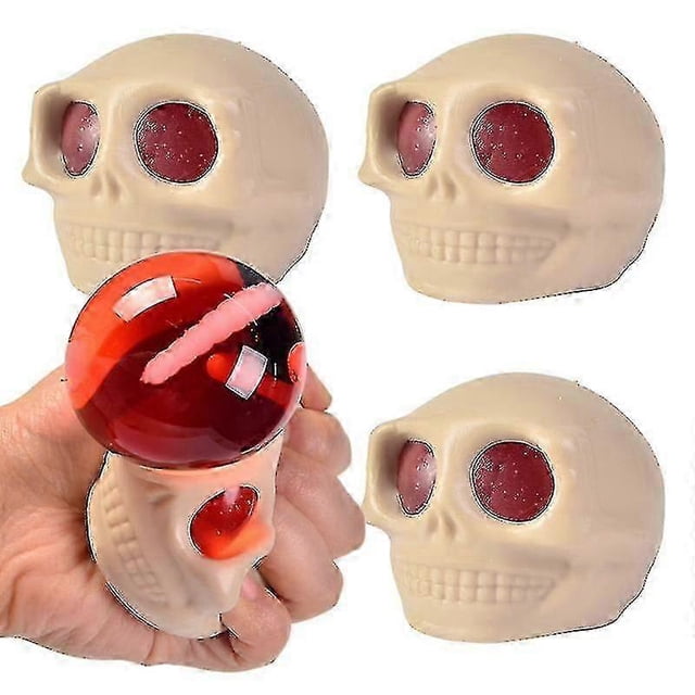Halloween skämt stressleksak skräck vatteninsektskalle kläm rolig