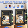 thumbnail image 5 of Gemaisil Large 5.0 Cuft Security Safe Box for Home & Office, Electronic Safe with Digital Keypad Lock, Built-in Dual Alarm System & Fireproof Bag(Black), 5 of 11