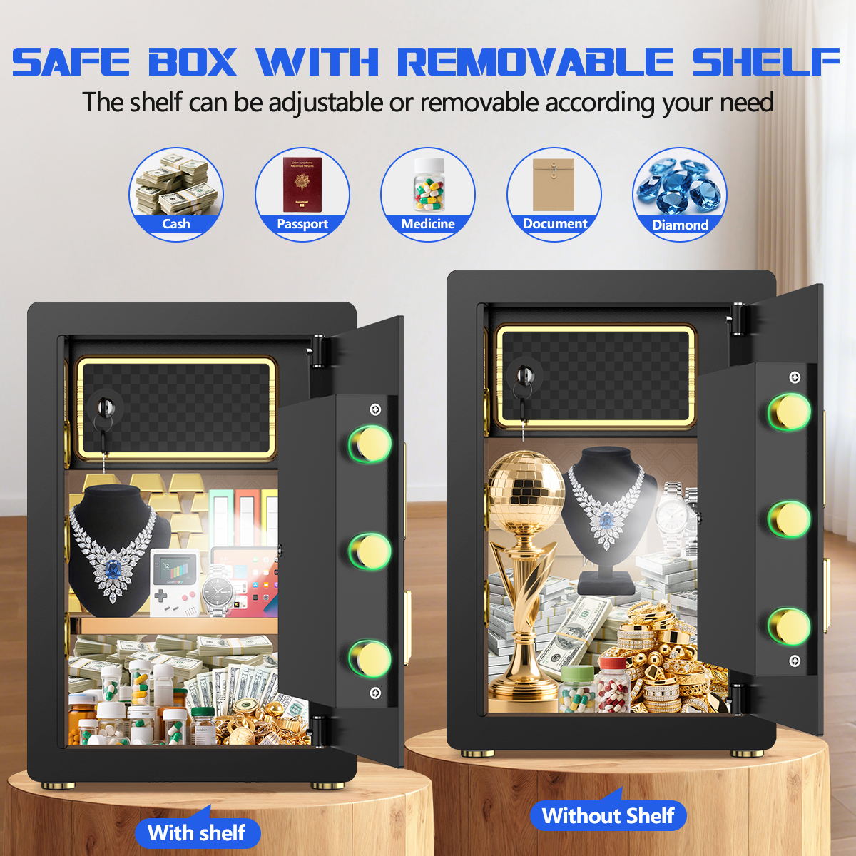 SYSENFO 5.0 Cu Ft Digital Security Safe Box photo 3