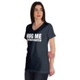 thumbnail image 4 of Inkmeso Hug Me I'M Vaccinated Funny Pro-Vaccine V-Neck T-shirt For Womens, 4 of 8