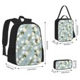 thumbnail image 2 of Disketp Tulips Flowers Mochila Estampada de Gran Capacidad con Lonchera y Estuche, Set de 3 Piezas para Estudiantes, 2 of 7