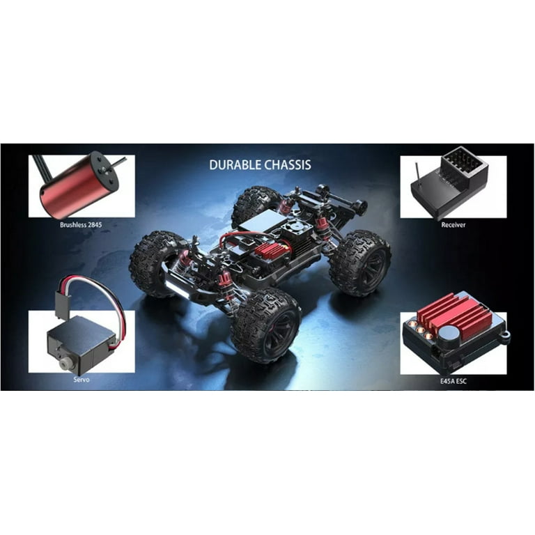 Hyper Go RTR Buggy Brushless 3S 4WD 1:16e - Bleu - Jeux et jouets Amewi -  Miniplanes