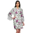 thumbnail image 1 of Moomaya Printed Cotton Robes For Women Plus Size Kimono Robe Short Nightwear, 1 of 6