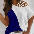 thumbnail image 3 of Mittory Off The Shoulder Tops for Women Trendy Sexy Short Sleeve Shirts Sexy Ladies Blouses Summer Clothes, 3 of 5