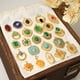 thumbnail image 3 of Accesorios para colgantes de piedra natural, collares y pendientes de acero de titanio con revestimiento al vacío de 18 quilates, productos semiacabados, accesorios, 3 of 5