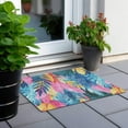 thumbnail image 6 of Addison Rugs Chantille Indoor/Outdoor Transitional Floral Sky Washable Rectangle Rug, 1'8" x 2'6", 6 of 6