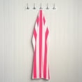 thumbnail image 4 of Mainstays Cabana Stripe Cotton Blend Beach Towel, 58" x 28", Pink Flame, 4 of 4