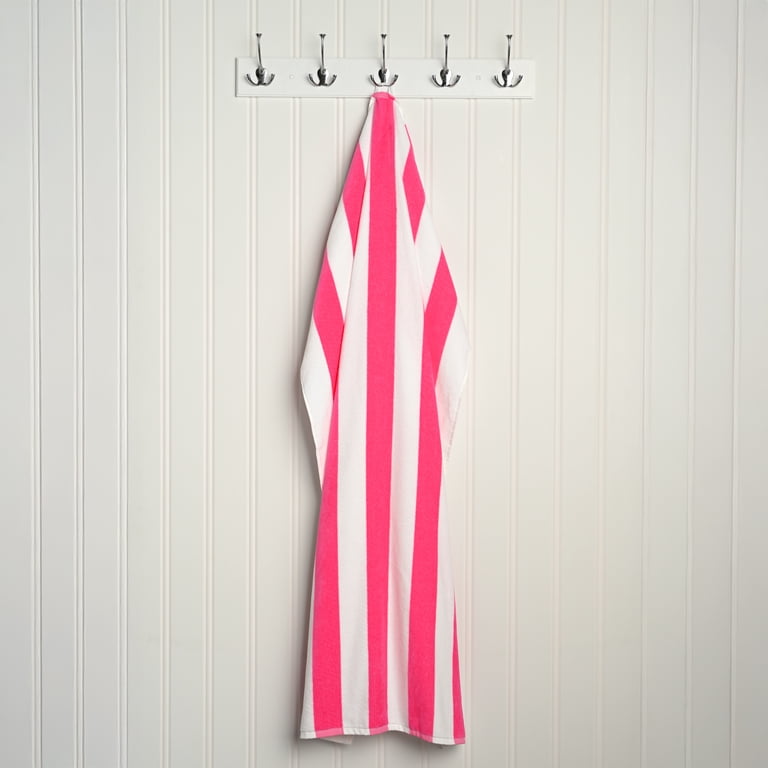 Mainstays Cabana Stripe Cotton Blend Beach Towel, 58