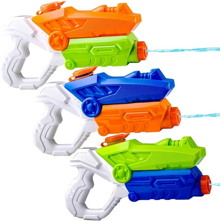 Home Express 3 Pack Kids Water Guns Super Water Pistol Blaster Toy Water Soaker Squirt Guns for Kids Summer Swimming Pool Beach Sand Outdoor Water Activity Fighting Play Toys