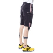 Jack & Jones BLACK Chop Stripe Cargo Shorts, US Medium