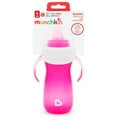 thumbnail image 6 of Munchkin® Gentle™ Transition Sippy Cup with Trainer Handles, 10 oz, Pink, Unisex, 6 of 10