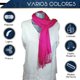 thumbnail image 2 of Pashmina Chal Chalina CHIC-FANTASY Rosa 100% poliester, 2 of 5