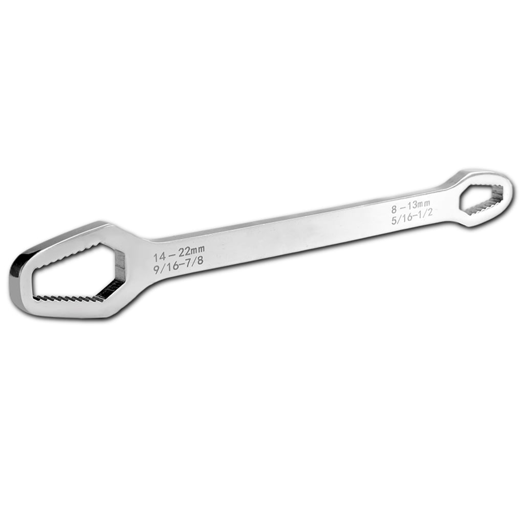 1PC Large Adjustable Wrench Spanner 9-22mm Universal Quick Multi-functIon 