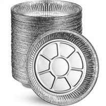 9" Disposable Aluminum Pie Pans – Freezer & Oven Safe Quiche, Tart, and Pie Tins (9" x 1.5" x 6.5"): 15CT