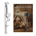 thumbnail image 3 of Palo Selfie Sunnimix extensible ligero Bluetooth con control remoto Blanco Luz de relleno, 3 of 8