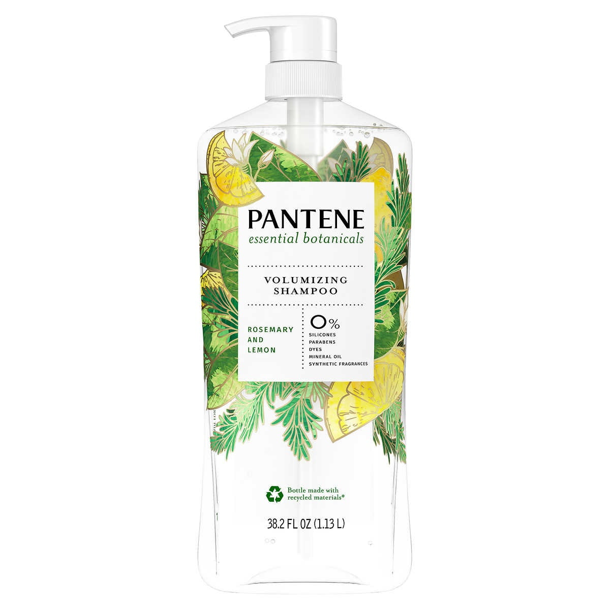Bytte Konsultere Vise dig Pantene Essential Botanicals Rosemary and Lemon Volumizing Shampoo, 38.2  Ounce - Walmart.com