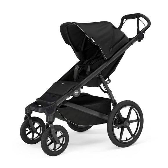 Thule Urban Glide 4-Wheel Single Child All-Terrain Stroller, Full-Suspension System, Air-Filled Tires, Upright seat with Adjustable Recline and Built-in Leg Rest, Baby Stroller