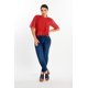 thumbnail image 1 of Blusa Con Textura De Encaje Roja Mundo Terra 026175, 1 of 3