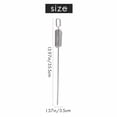 thumbnail image 5 of 12Pack 14 Inch Stainless Steel Barbecue Skewers with Buckle, Reusable Grilling Sticks Set Kebab Needles, 5 of 5