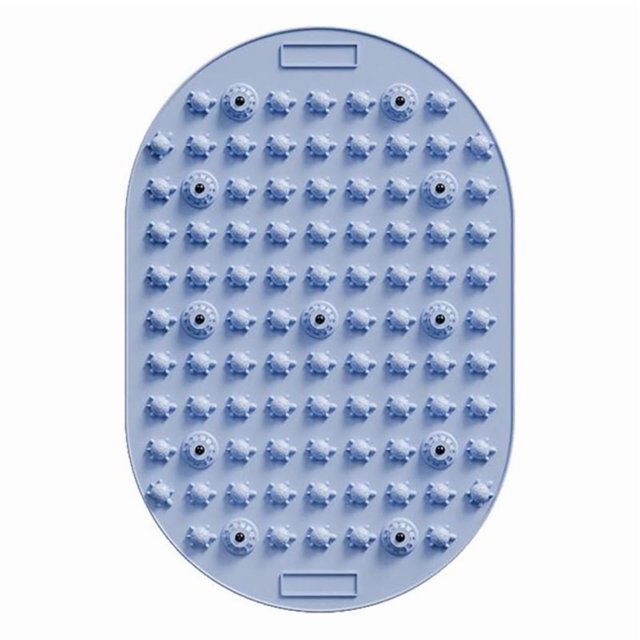 Alfombrilla de Silicona para Acupresión de Pies - Almohadilla Flexible para Masaje Reflexológico para Aliviar el Dolor, Portátil para el Hogar y la Circulación,