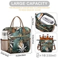 thumbnail image 3 of Boîte à Lunch Isolée Plante Tropicale Feuillue – Sac Isotherme à Double Compartiment Étanche, Grande Capacité Sac à Lunch Réutilisable pour Voyage, 3 of 4