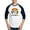 Blue/White, variant on CafePress - Be You Pride Lgbtq Gay Lgbt Ally Rainbow Retro Vi - Cotton Baseball Jersey, 3/4 Raglan Sleeve Shirt