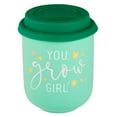 thumbnail image 2 of Creative Brands  Pretty in Green Ceramic To Go Mug - You Grow Girl, 2 of 8
