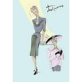 thumbnail image 3 of Unknown 18x24 Black Modern Framed Museum Art Print Titled - Sophisticated Dress, Hat, and Jacket, 1947, 3 of 5