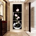 thumbnail image 4 of 3 Pcs Modern Abstract Flower Art Canvas Painting Print Wall Picture Home Decor Unframed, 4 of 4