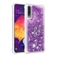thumbnail image 2 of Funda para Samsung Galaxy A30/A50/A50S con Brillo Líquido Flotante, Purpurina, Parachoques y Anillo Giratorio Soporte, 2 of 5