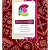 VIP Fabrics Creative Cuts Fat Quarter Single, Red Med Banana