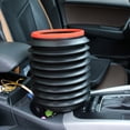 thumbnail image 4 of Car Folding Bucket 4L Mini Telescopic Trash Can Bin Portable Waste Storage Container, 4 of 8