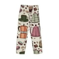 thumbnail image 5 of Disketp Vintage Coffee Men'S Pajama Pants - Ultra Soft Fleece Sleep And Lounge Pants (Size: S-Xxl), 5 of 9