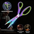 thumbnail image 2 of Jorunhe Sewing Scissors Titanium Coating Ultra-Sharp Non-Stick Blades Set of 4 Professional Fabric Scissors for Tailor Embroidery Craft, 2 of 8