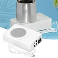 thumbnail image 4 of Electric Cup Coaster, Compact And Portable Heating Heating Cooling Coaster, With USB Interface, For Flat-bottomed Cups, Office, Home, Beverage Cans,, 4 of 8
