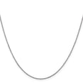 thumbnail image 3 of 14K White Gold 1mm Sparkle Singapore Chain, 3 of 5