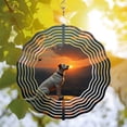 thumbnail image 3 of Metal Hanging Wind Spinners with Concentric Ripple Design - Elegant Wind Chimes for Yard and Garden Decor Captivating Sunset Vibes, 3 of 6