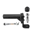 thumbnail image 4 of 5 Hole Adjustable Height Tow Bar Hitch Drop Mount 50MM Or 2 Inch Ball CAP 4000 KG Trailer RV Camper Caravan Parts Accessories ,Easy to Use, 4 of 6
