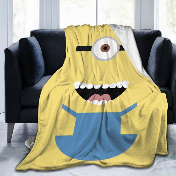 Manta de Minions, suave y acogedora manta de forro polar, regalo para niños, niñas y adultos, mantas de franela ligeras, cálidas y difusas para sofá, sillón, cama, sala de estar, 40 x 30 pulgadas