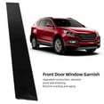 thumbnail image 3 of Front Door Window Garnish Panel Decorative ABS Replacement for Sonata FE 2013 - 2018 with Stylish Design Professional Fit, 3 of 7